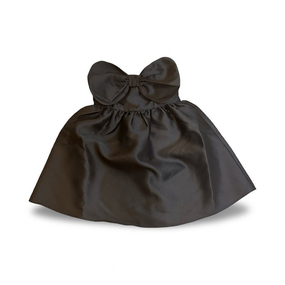 Dress – Size Medium ONLY Black Strapless Bow Mini Dress